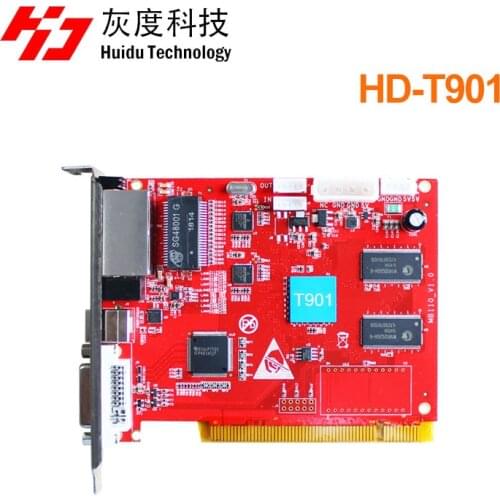 Huidu T901 HD-T901 full color synchronous sending card support huidu VP210 HD-VP210 led video processor for fixed led display