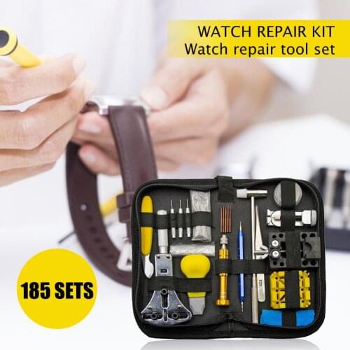 Watch Repairing Tool Kits Watchmaker Battery Change Tools with Carry Case