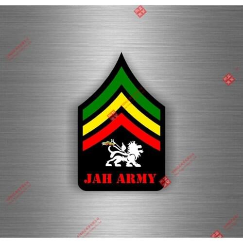 Interesting Car Sticker Car Decal Rasta Reggae JAH Lion of Judah One Love Rastafarai R17 Racing Motorcycle Helmet Stickers