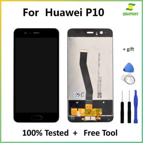 For Huawei P10 LCD Display Touch Screen Digitizer Assembly Replacement Part + Tools For VTR-L09 VTR-L10 VTR-L29 5.1" LCDs Screen
