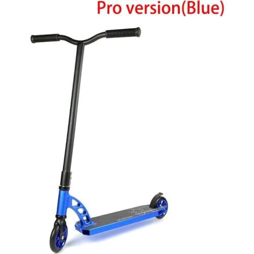 Red Blue Skatepark stunt scooter BMX bar enhanced advanced Pro kick scooters extreme riding freestyle sport scooter