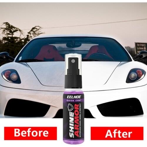 30ml Crystal Ceramic Coating Car Paint Care Nano Hydrophobic Coating Waterproof Shiny Luster Liquid Wax Polish Auto Paint Care