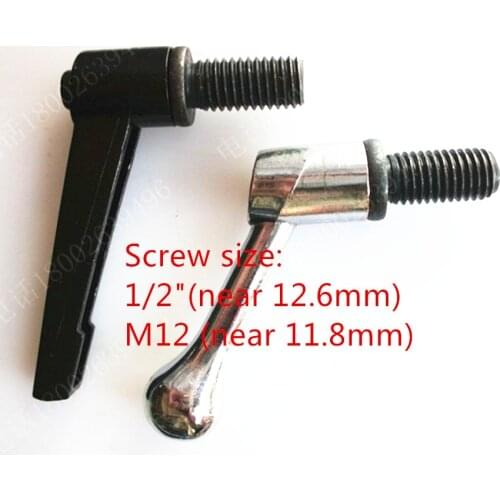 M12 1/2" Milling Machine Accessories Handle Milling Machine Parts Boring Table Locking Screw