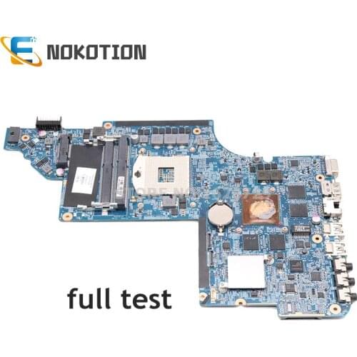 NOKOTION 705188-001 laptop motherboard for HP pavilion DV6 DV6-6000 main board HD3000 1GB graphics full test