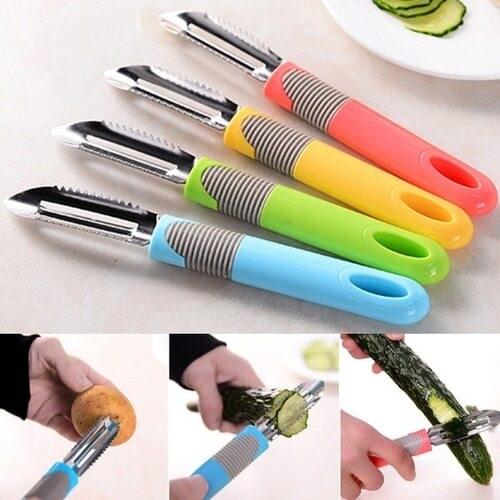 1pc Fruit Plane Potato Peeler Apple Peeler Frying Knife Multifunction Peeler Vegetable Slicer Peeler Sharp Cutter For Carrot