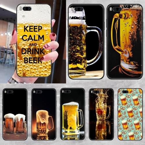 Beers Alcohol Summer Bubble Phone case For Xiaomi Mi Max Note 3 A2 A3 8 9 9T 10 Lite Pro Ultra black trend prime tpu Etui soft