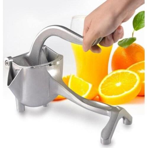 Portable Aluminum Alloy Manual Juicer Household Aluminum Juice Extractor Milk Tea Powder Lemon Orange Juice Fruit Juicer