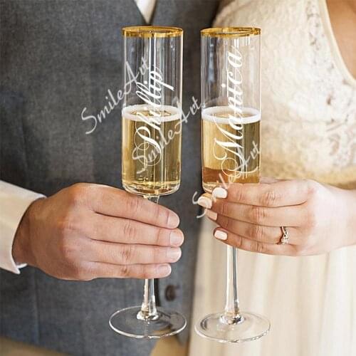 Drop Shipping Wine Glass Custom Name Sticker Pvc Wall Decals Home Decor Decor Living Room Bedroom Removable Art Decor Wallpaper