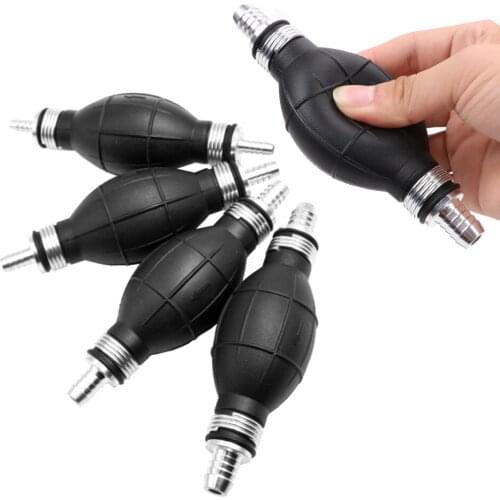 6mm 8mm 10mm 12mm Line Hand Primer Bulb Rubber Aluminum Hand Fuel Pump For Car Boat Outboard Fuel Pump All Fuels Length Used