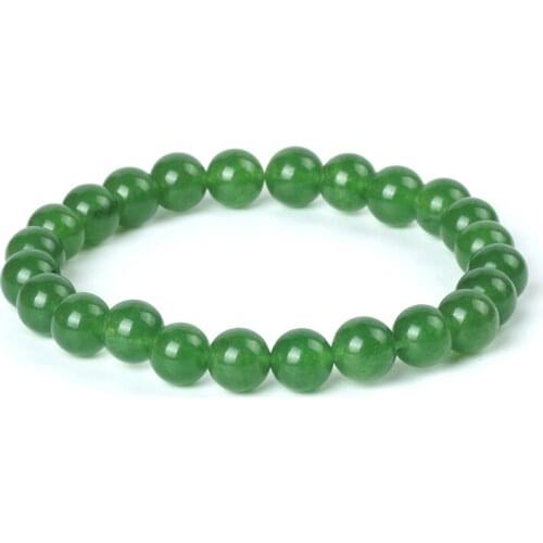 Blue Jade Stone Beaded Bracelet Charms Jasper Bracelet Friendship Jewelry 8mm Loose Quartz Beads for Muslim Prayer Bangles Women