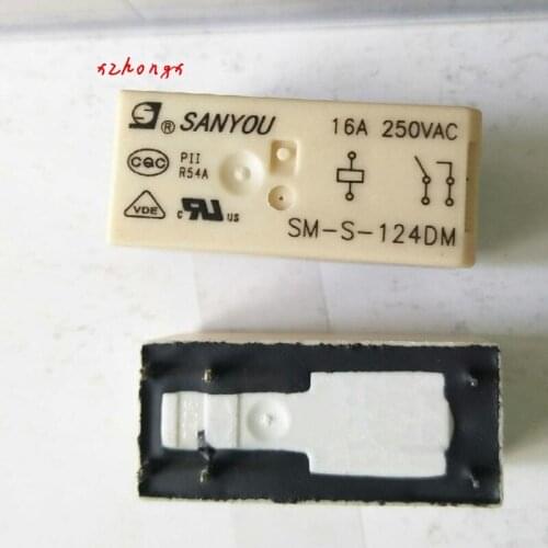 SM-S-124DM 24VDC relay 6 feet 16A