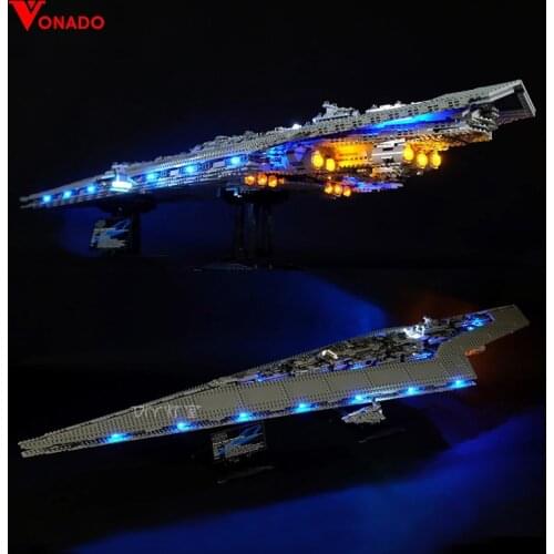 Led Light Set for 10221 05028 Star Destroyer Building Blocks Bricks Toys (led Light+battery Box)