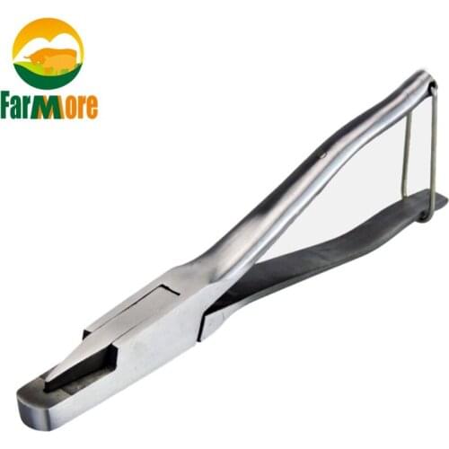 V Shape Animal Ear Notcher Plier Stainless Steel Clamp Ear Mark for Pig Farm Equipment Kit Tool