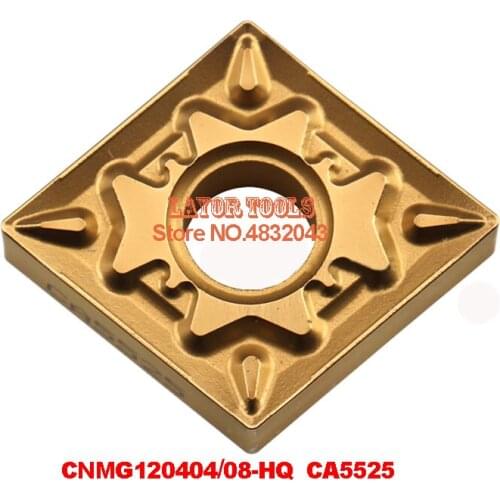 10PCS CNMG120404-HQ CA5525/CNMG120408-HQ CA5525 , carbide tip Lathe Insert , the lather,boring bar,machine