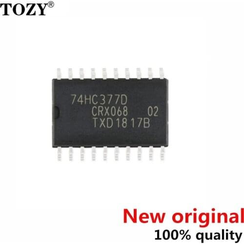 10pcs / lot new original 74hc377d, 653 soic-20 data enabled eight channel D-type positive edge flip flop