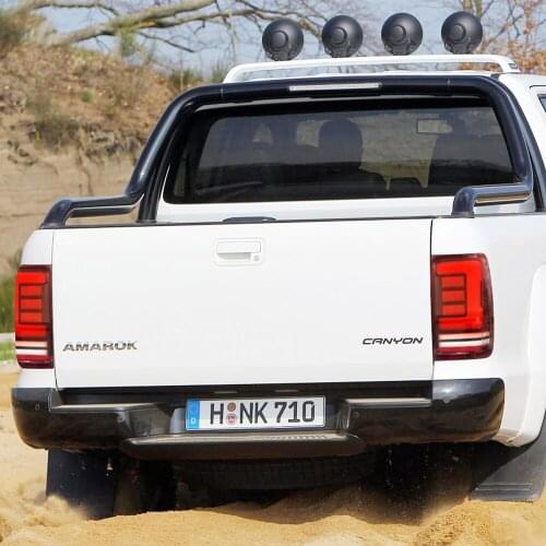 2PCS For VW Amarok V6 UTE 2008 - 2020 Car styling LED Taillight Red Rear Tail Light Brake Lamp brake light warning lamp