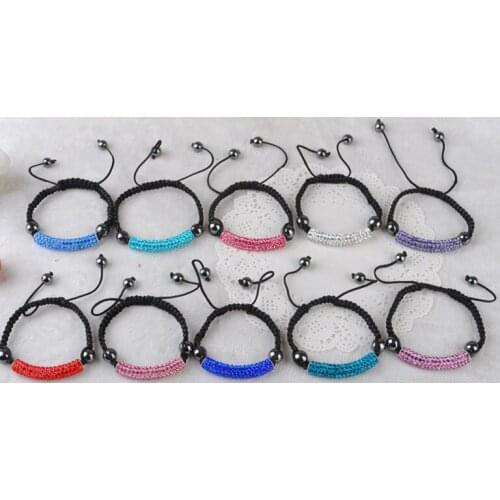 Df34ng rei hot micro pave CZ Disco Ball Beads Bracelet fasion Gift jewelry Discount crystal crystal