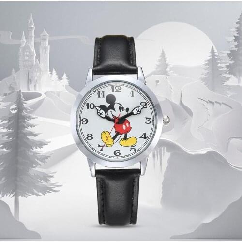 Big Sale Children Wristwatch Mickey Clock Kids Gift Boy Watches Girl Hour Time Teenager Junior Fashion Casual Digital Reloj New