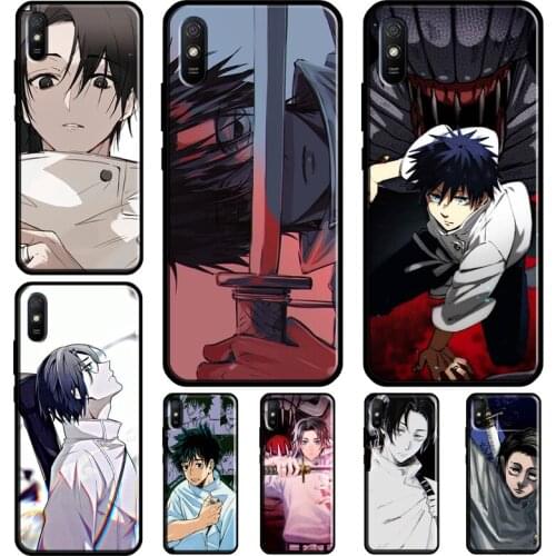 Yuta Okkotsu Jujutsu Kaisen Anime Case For Redmi Note 10 Pro Cover For Redmi Note 9 8 Pro 8T 9S Coque For Redmi 9C 9A 9T 8A 7A