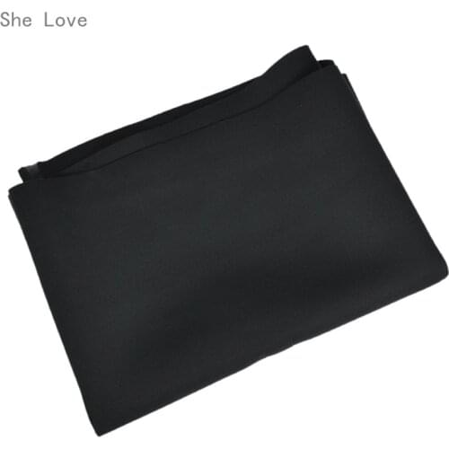 Chzimade Black Neoprene Fabric Sewing Cloth Garments DIY Handmade Materials Craft Making Accessories