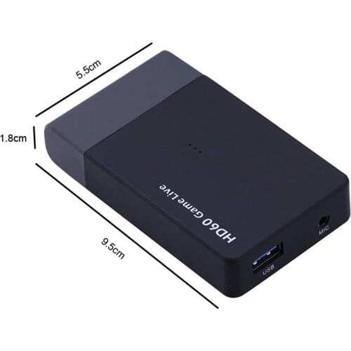 EzCAP261M USB 3.0 HD Video Capture 4K 1080P Game Live Streaming Video Converter Support 4K Video Input MIC IN for XBOX PS4,HDCP
