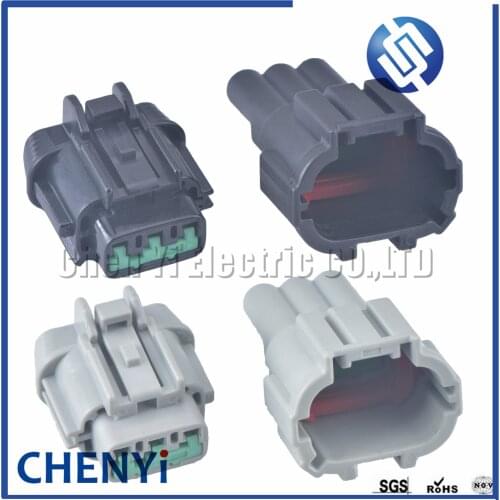 1set sumitomo KUM 3 Pin Sensor Connector Corrector Headlamp Light Plug PB295-03120 PB295-03020 For Nissan 6185-0868 6185-0869