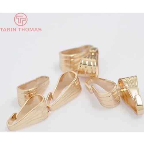 10PCS 12x5MM 24K Champagne Gold Color Plated Brass Charms Pendants Necklace Connector High Quality Diy Jewelry Accessories