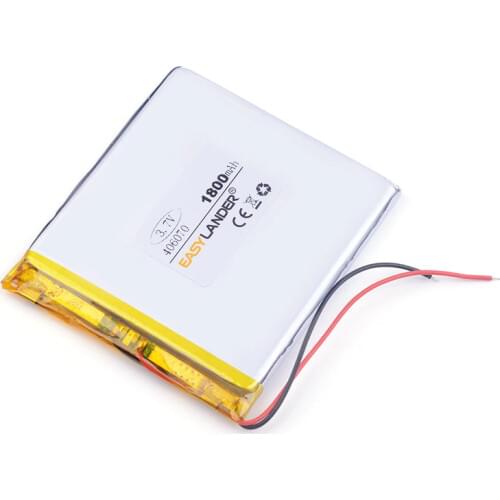 Lithium ion rechargeable batteries 406070 1800MAH GPS for Mp5 Tablet battery E-book tablet pc power bank