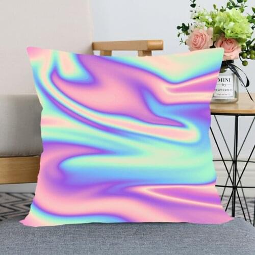 New Holographic Backgrounds Pillow Case Modern Home Decorative Pillowcase 35x35cm,40X40cm(one side) For Living Room Pillow Cover