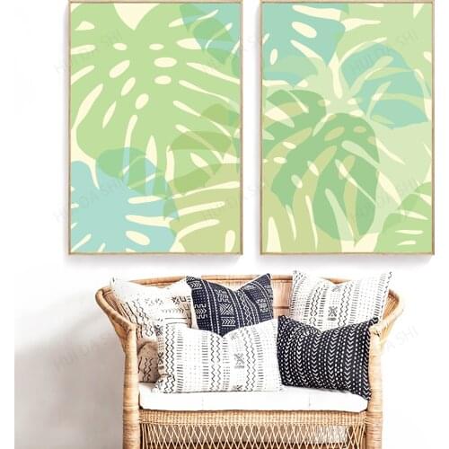 Canvas Prints/Monstera leaf printable art/Tropical printable art/Variegated monstera/Tropical leaf print/Printable wall art