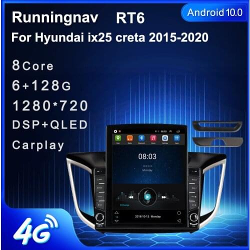 Runningnav For Hyundai ix25 creta 2015-2020 Tesla Type Android Car Radio Multimedia Video Player Navigation GPS
