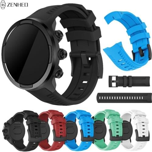 Silicone Wristband Strap For SUUNTO 9 Replacement Watchband For Suunto 9/D5/ Spartan Sport Smart Watch Band