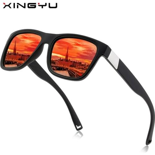 XINGYU Brand Classic Polarized Sunglasses Men Women Driving Square Frame Sun Glasses Male UV400 okulary przeciwsłoneczne męskie