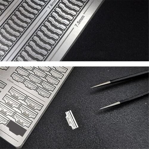 Etching Sheet DIY Heat Sink Spout Grid for Gundam Model Detail Modification