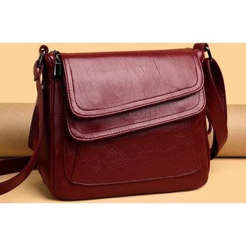 Large Capacity Leather Shoulder Bag Big Shopper Crossbody Bags for Women Sac A Main Bolsos High Quality Satchels Purse Handbags