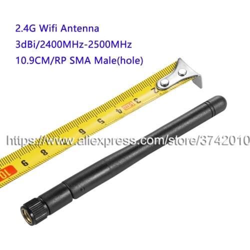 Omni directional 3dBi 2.4G Wifi Antenna for Wireless Router foldable Antenna RP SMA male 1pcs