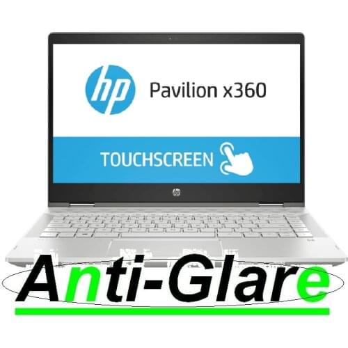 2PCS Anti-Glare Screen Protector Guard Cover Filter for 14" HP Pavilion x360 14t Touch Screen Laptop -2017