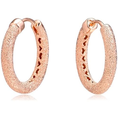Earrings For Women Brincos Genuine 925 Sterling Silver Matte Brilliance Hoops Earrings Party Wedding Jewelry Gift Wholesale