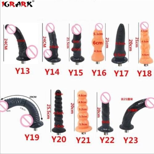 12 Types Sex Machine Toys Attachment Strap-on Dildo Suction Cup Cock Penis Female Vibrator for Couples Women Vagina Men Adults