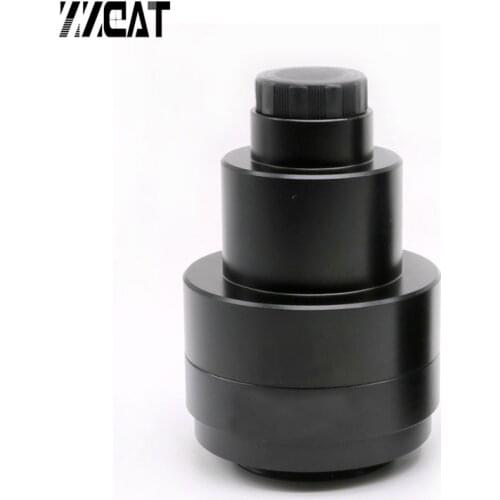 1X Microscope Interface Adapter Connector Camera C Mount Adapter for Trinocular Olympus Microscope