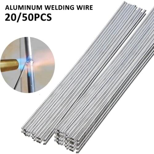 20/50pcs Aluminum Welding Rods Universal Low Temperature Welding Cored Wire Multipurpose Copper Aluminum Repair Rods for Welding