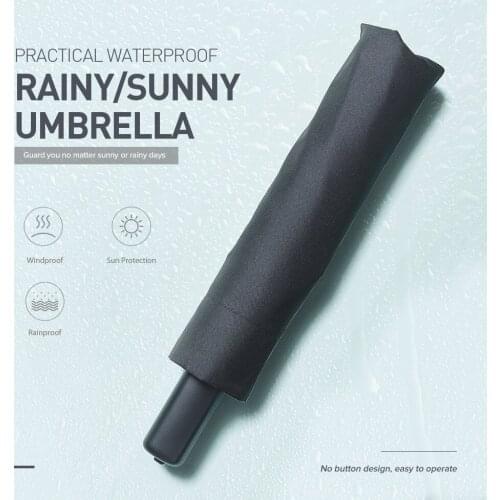 2019 Original Folding Umbrella Aluminum Alloy Tube Practical Waterproof Sun Protection Umbrella Rainy And Sunny Travel Umbrella