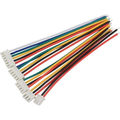 5 PCS/lot 100mm JST-XH 2/3/4/5/6/7Pin LiPo Battery Balance Charger Plug Line/Wire/Connector 22AWG Balancer cable