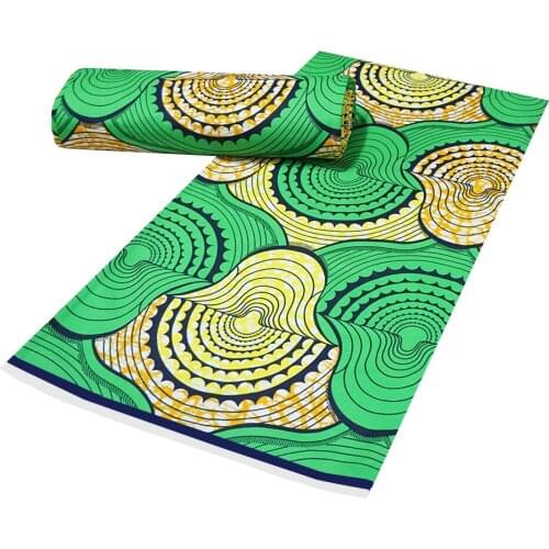 Africa Ankara 100% Cotton Wax Prints Fabric Real Wax High Quality 6 Yards 2021 African Fabric For Party Dress