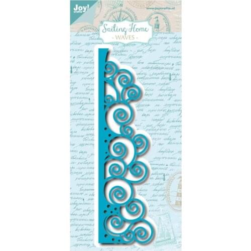 AliliArts Metal Cutting Dies Wave roll border diy Scrapbooking Photo Album Decorative Embossing PaperCard Crafts Die 2020