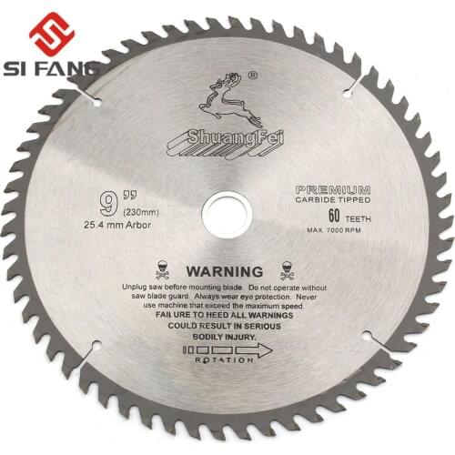 SI FANG 4/6/7/8/9/10 Inch General Purpose Circular Saw Blade Carbide Tip For Cutting Wood Aluminum 40T/60T/80T/100T/120T NEW