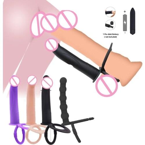 Adult Strap On Dildo Anal Plug Vibrator Sex Toys For Woman Couples Gay Masturbator Clitoris Stimulator Adult Games Sex Product