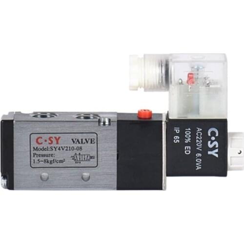 CSY Solenoid Valve 24v 4v210-08 Pneumatic Solenoid Control Valve Electronic Directional Valve