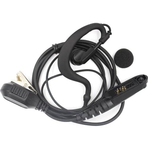 G shape earphone ear hooks ptt earpiece for motorola woki gp328 plus EX500 EX600XLS PRO5150 Elite PTX700 Plus HYT TC780 GL2000