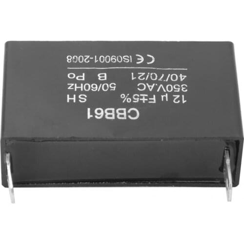 Generator Capacitor Gasoline Generator Starting Capacitor 350V AC 12UF Air Conditioning Motor Generator Capacitor Accessories